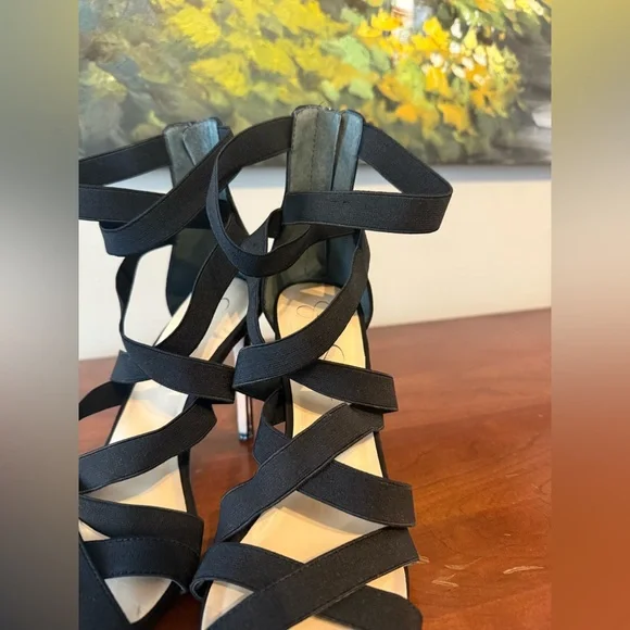 🔥 Jessica Simpson “Jyra 2” Strappy Heels – Size 10 🔥 - Picture 7 of 12